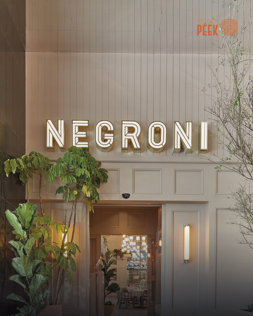 Inspirado en la gastronomía rústica que distingue a los barrios de Florencia, Negroni da vida a una tradicional trattoria del Viejo Mundo.