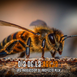 Día Mundial de la abeja Con Miel De Alba